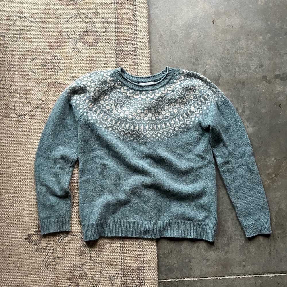 Vintage Wool Fair Isle Sweater